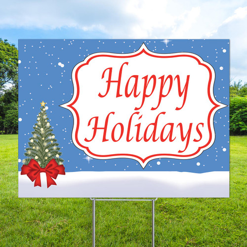 Starry Tinsel: Yard Signs