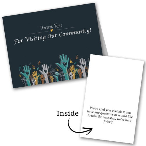 Greeting Cards: Thank You for Visiting our Community