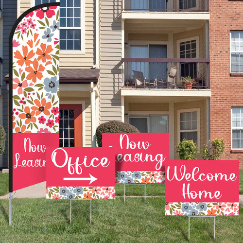 Petal Pop- Feather Flag and Yard Sign Marketing Bundle