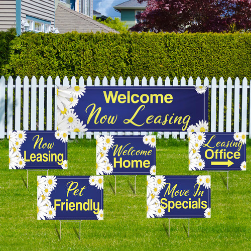 Daisy Flowers- Banner and Yard Sign Marketing Bundle