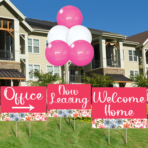 Petal Pop - Reusable Balloon Cluster and Yard Sign Marketing Bundle