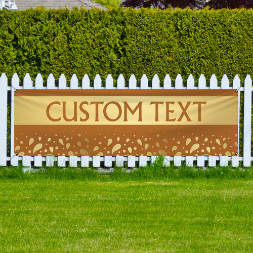 Golden Aura Theme - 3x10 Banner Outdoor Heavy Duty Vinyl