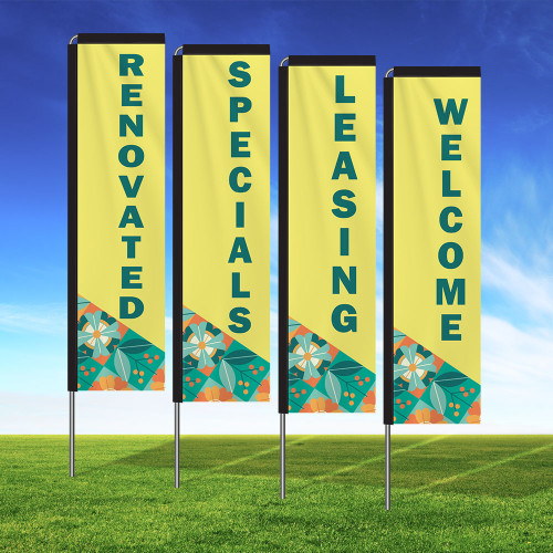 Sunshine Garden Rectangle Flag Kit