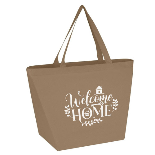 Tote Bag: Welcome Home Tan