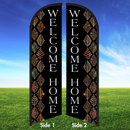 Neon Harvest- Double Sided Feather Flag Kit