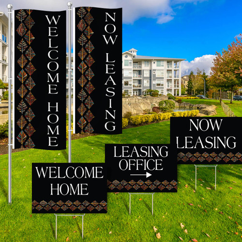 Neon Harvest - Vertical Flag and Yard Sign Marketing Bundle