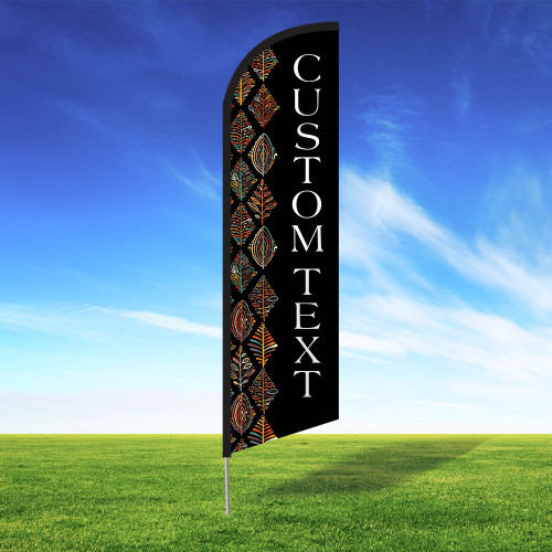 Neon Harvest Custom Feather Flag