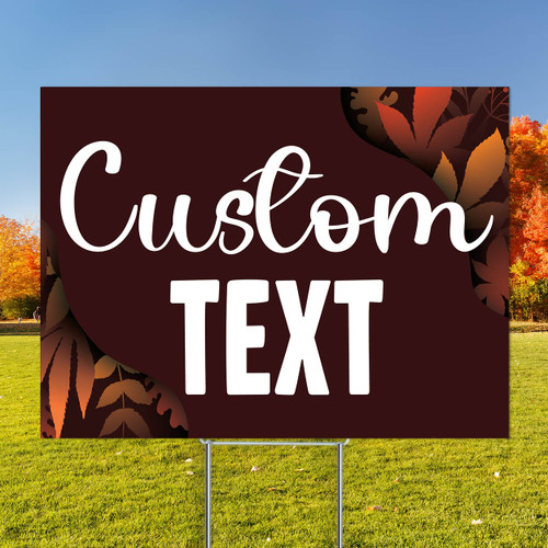 Auburn Ember - Semi Custom Coroplast Sign