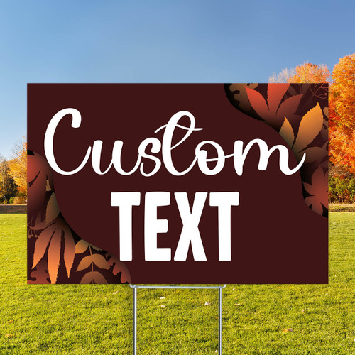 Auburn Ember - Semi Custom Coroplast Sign