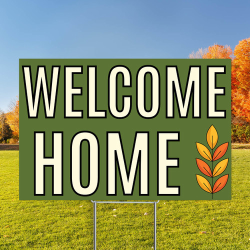 Golden Leaves: Yard Signs