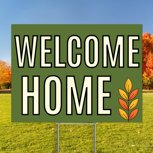 Golden Leaves: Yard Signs