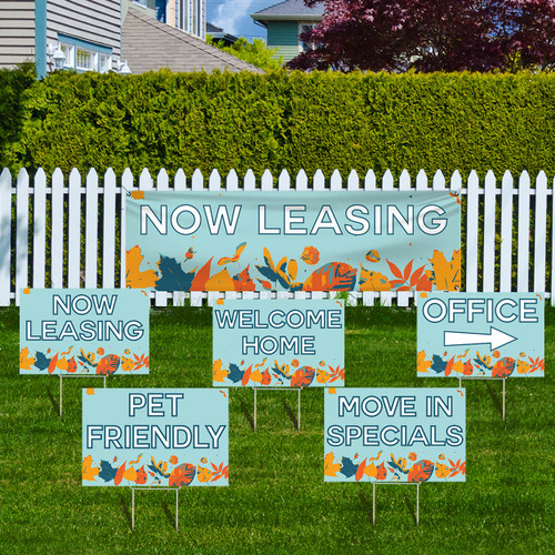 Hello Autumn- Banner and Yard Sign Marketing Bundle