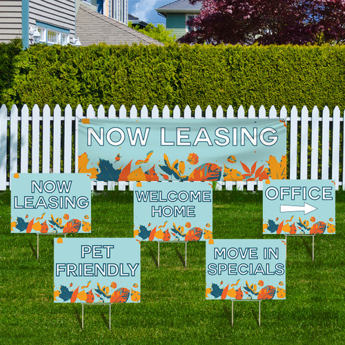 Hello Autumn- Banner and Yard Sign Marketing Bundle