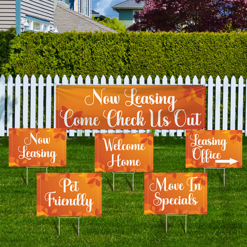 Rustic Autumn- Banner and Yard Sign Marketing Bundle