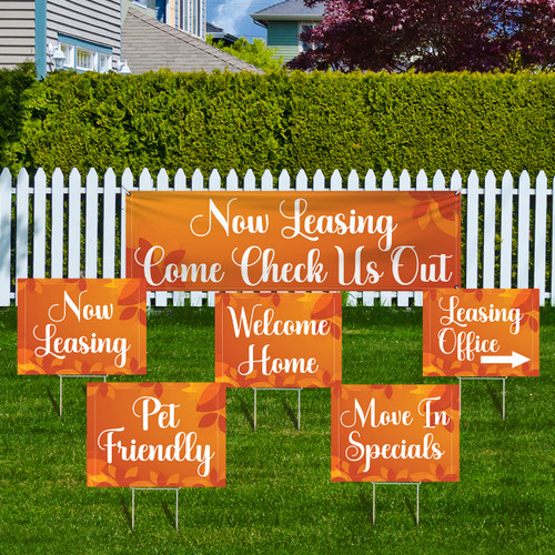 Rustic Autumn- Banner and Yard Sign Marketing Bundle