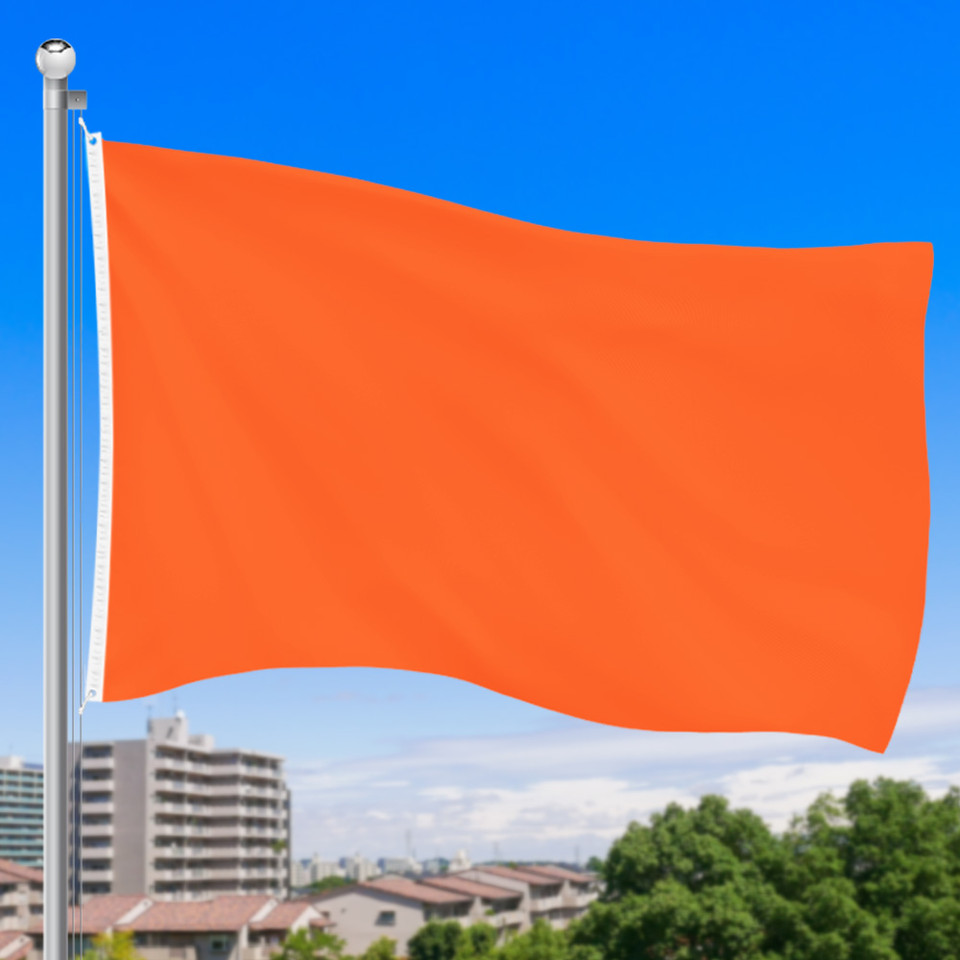 3x5 Solid Color Flag - Orange