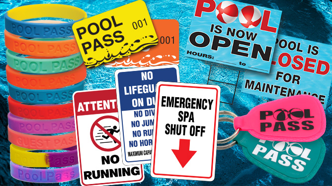 Pool Passes & Signs