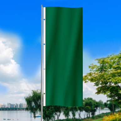 3x8 Emerald Green Vertical Flag