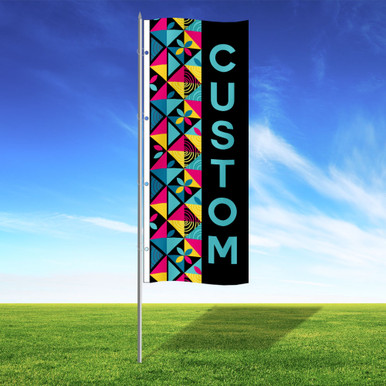 Geo Retro Custom 3x8 Designer Flag
