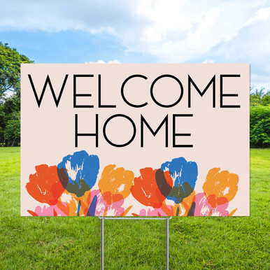 Bright Flowers Coroplast Bandit Signs