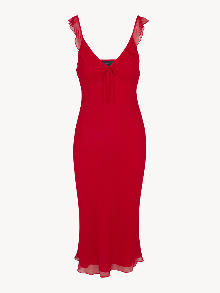 The Gemma Dress in Red