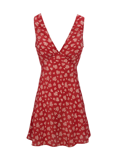 Realisation Par isabelli verona　ワンピース The Isabelli Verona | Yellow Floral Mini Dress | Réalisation Par