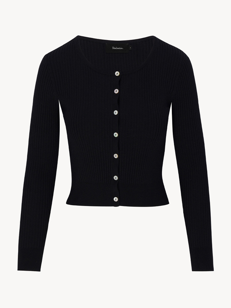 The Winona Cardigan - Black, product front