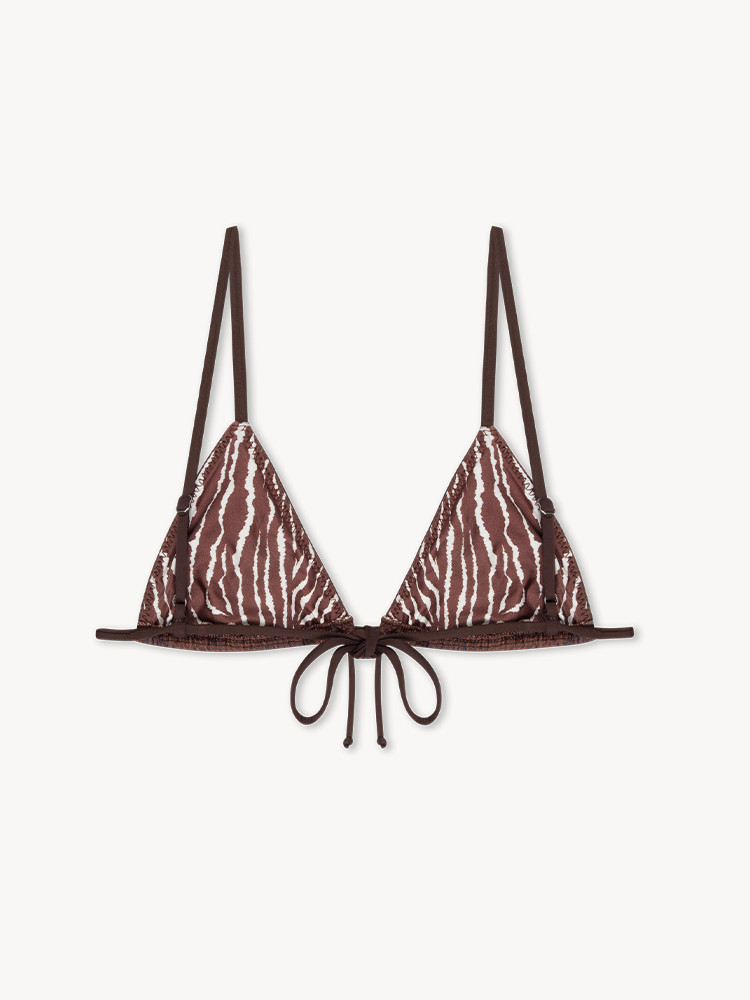 PINKY SHAKE　snarl python high waist The Elena Top Python Animal | Frankies Bikinis | Réalisation Par