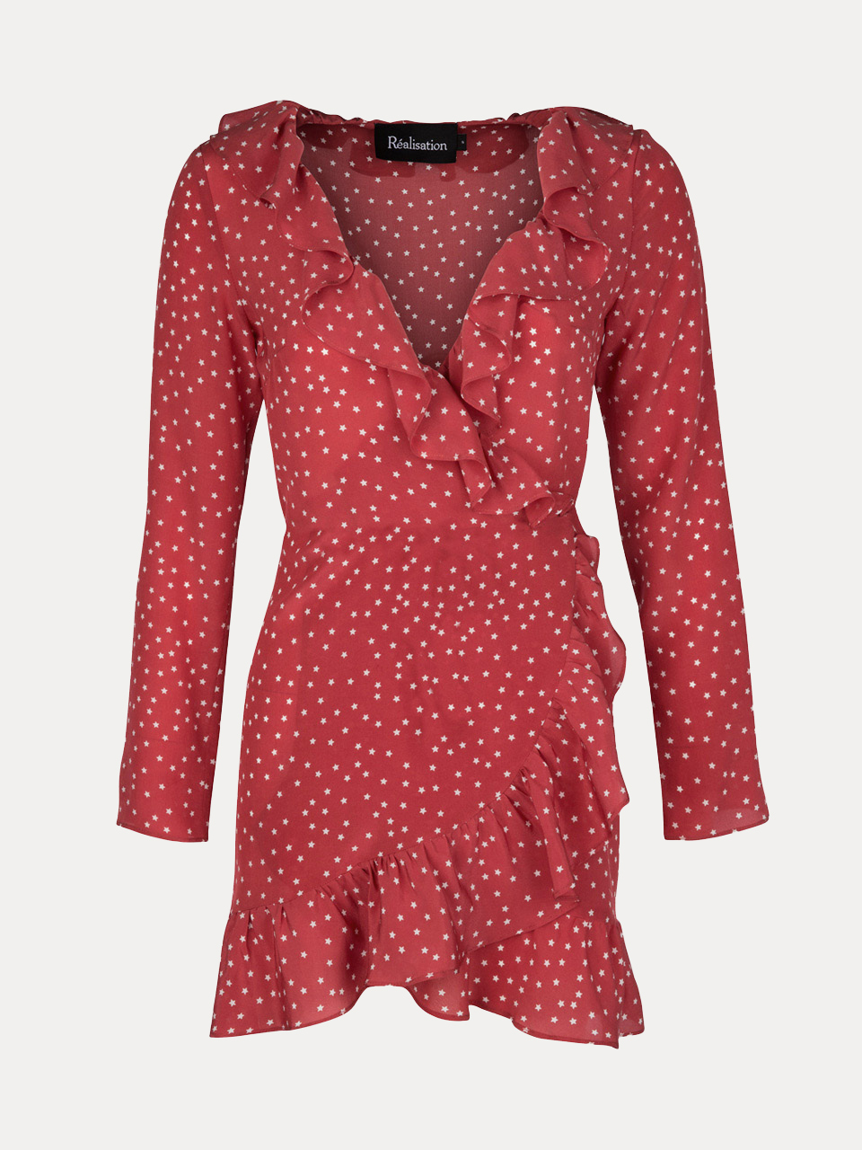 Realisation ドレス The Alexandra Red Star | Silk Wrap Dress | Réalisation Par
