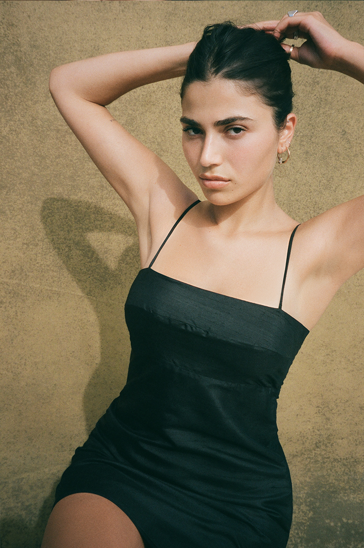 Realisation par ドレスXSサイズ(Christy dress) The Christy Black | Silk LBD Mini Dress | Réalisation Par