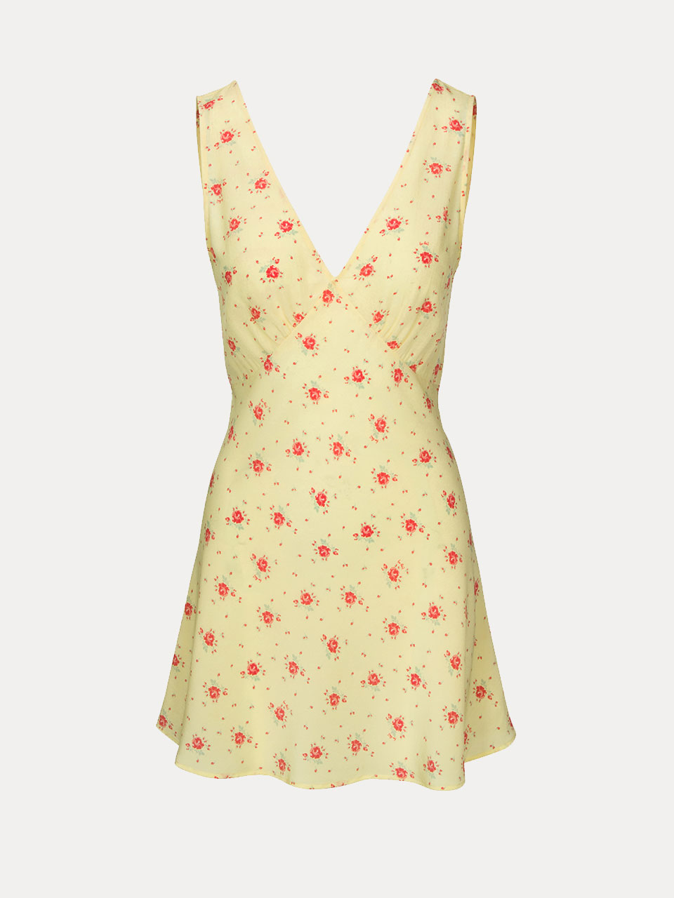 Realisation Par isabelli verona ワンピース The Isabelli Verona | Yellow Floral Mini Dress | Réalisation Par