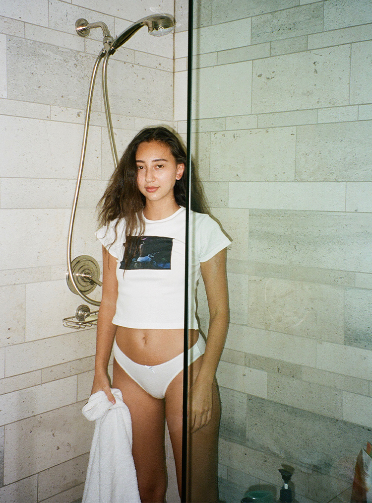 Dirtbike Baby Tee - White