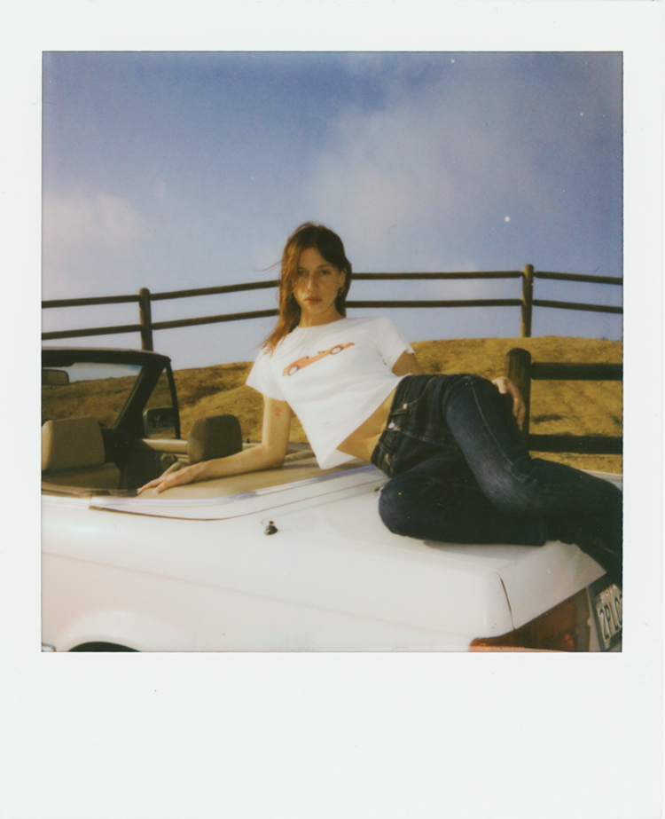 Topless! Baby Tee - White