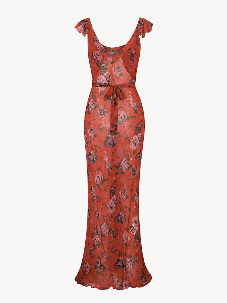 Réalisation Par The Lila - Rosa M トートバッグ The Lila Rosa | Sheer Floral Maxi Dress | Réalisation Par