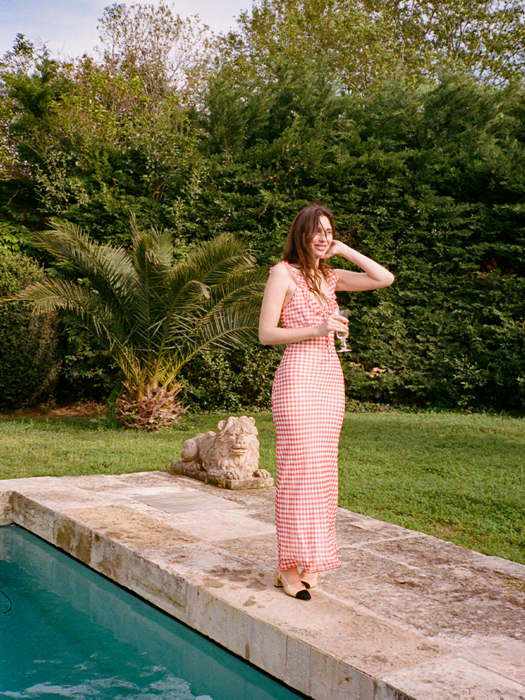 The Heidi - Rouge Gingham