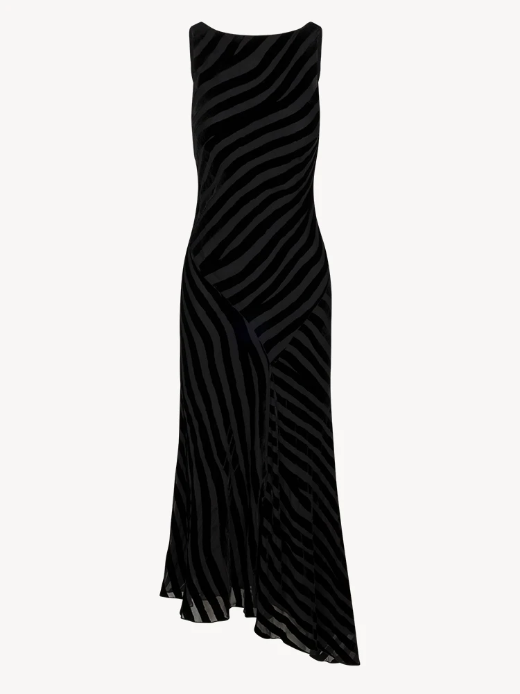 The Romy - Devoré Stripe, product front