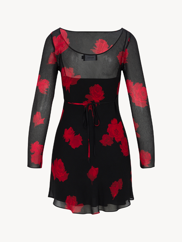Celeste Raven | Long sleeve mini dress | Réalisation