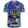 New Zealand Baseball Shirt - Custom With Contemporary Style Of Aboriginal Painting