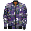 Melbourne Bomber Jacket - Team Of Us Die Hard Fan Supporters Comic Style