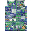Canberra City Quilt Bed Set - Team Of Us Die Hard Fan Supporters Comic Style