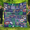 New Zealand Premium Quilt - Team Of Us Die Hard Fan Supporters Comic Style
