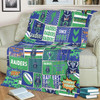 Canberra City Premium Blanket - Team Of Us Die Hard Fan Supporters Comic Style