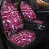 Queensland Car Seat Covers - Team Of Us Die Hard Fan Supporters Comic Style