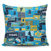 Gold Coast Pillow Cover - Team Of Us Die Hard Fan Supporters Comic Style