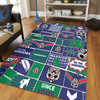 New Zealand Area Rug - Team Of Us Die Hard Fan Supporters Comic Style
