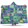 Canberra City Hooded Blanket - Team Of Us Die Hard Fan Supporters Comic Style