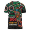 Australia Aboriginal T-shirt - Walking with 3000 Ancestors Behind Me With Goanna T-shirt
