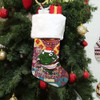 Queensland Maroons State of Origin Christmas Stocking - Maroons Super Cane Toad In Aboriginal Inspired Culture Christma Stocking