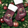 Cane Toads Christmas Stocking - Maroons Cane Toads Aboriginal Inspired Christmas Stocking