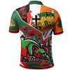 Souths Polo Shirt - Custom Remembrance Souths Anzac Quote With Poppy And Rosemary Polo Shirt